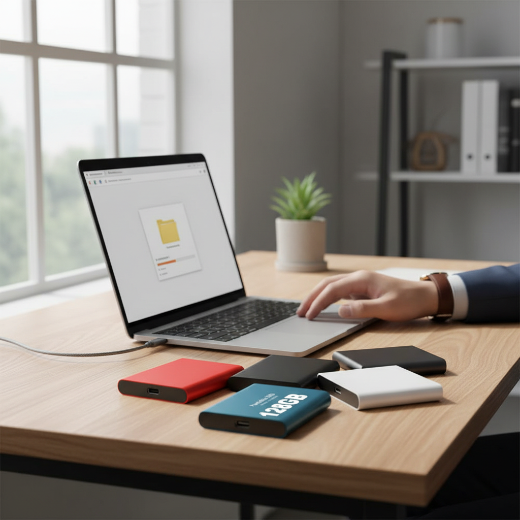 External Hard Drive Portable SSD Plug Play