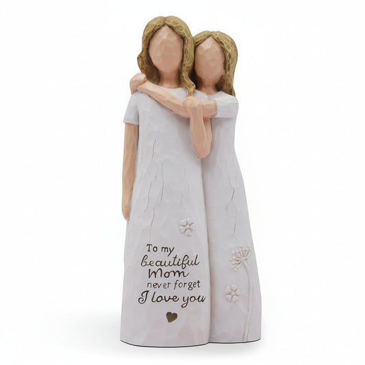 Mothers Day Figurine Mom Daughter Love