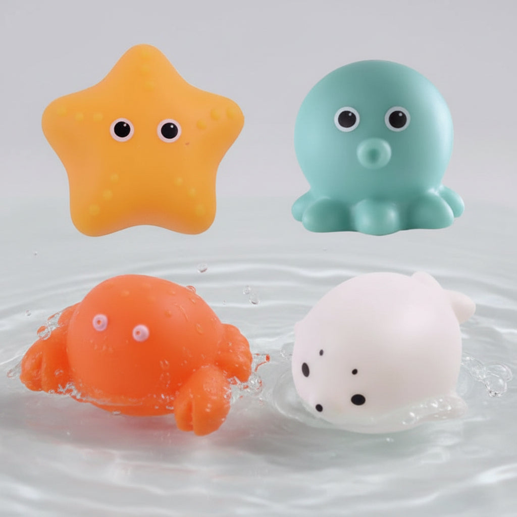 Floating Interactive Bath Toys Light Up Fun