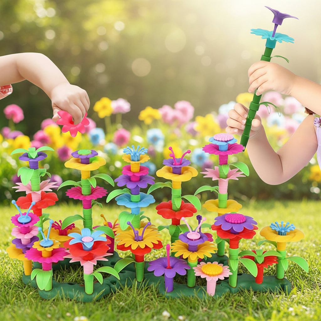 Flower Building Toy Creative Play