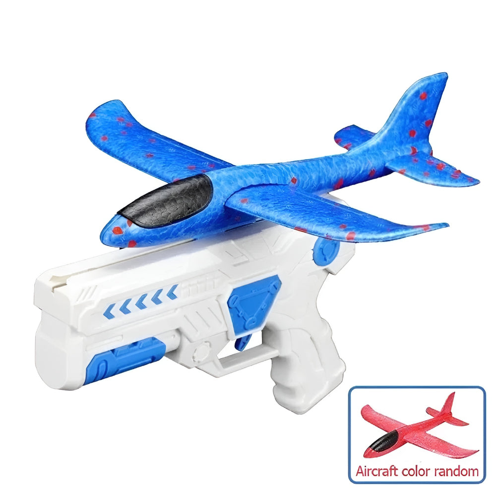 Airplane Launcher Toy Kids Outdoor Foam