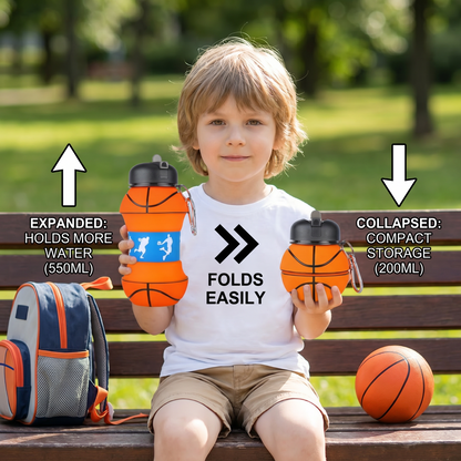 Foldable Collapsible Leak Proof Water Bottle