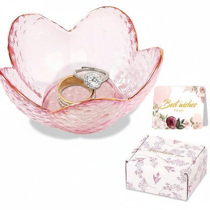 Mothers Day Flower Jewelry Dish Ceramic Ring