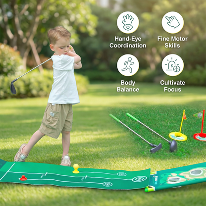 Golf Putting Mat Adjustable Golf Clubs