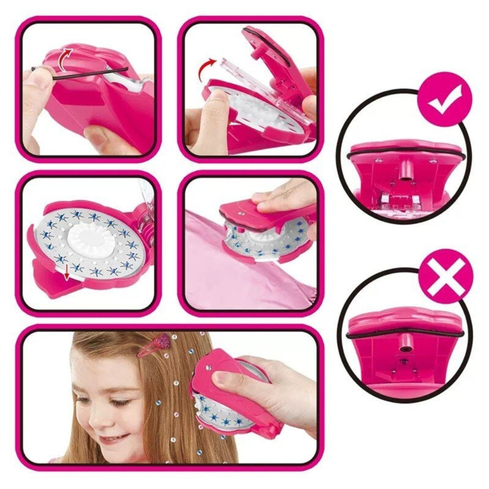 Hair Sparkle Stapler Shiny Accessories Fun