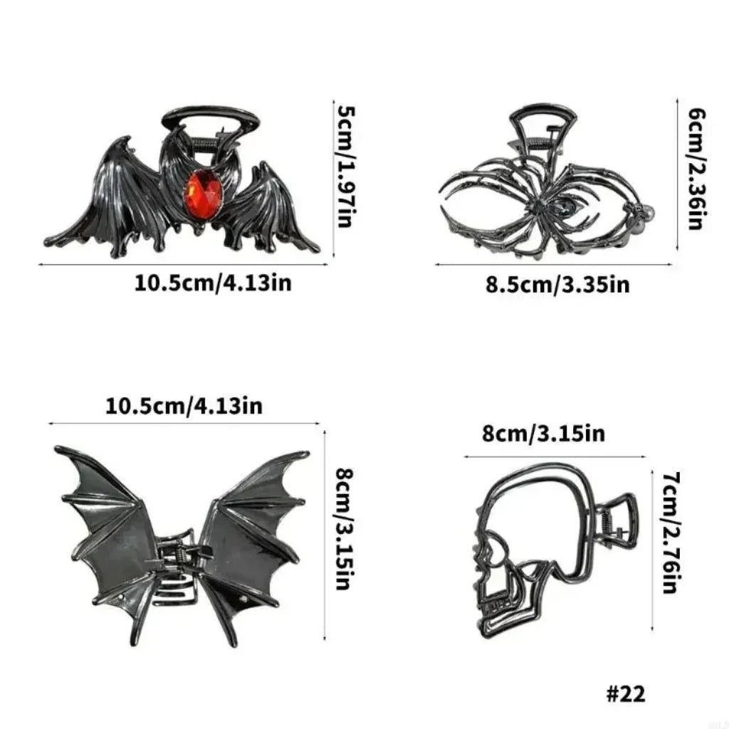 Halloween Accessories Hair Clips Spider Bat