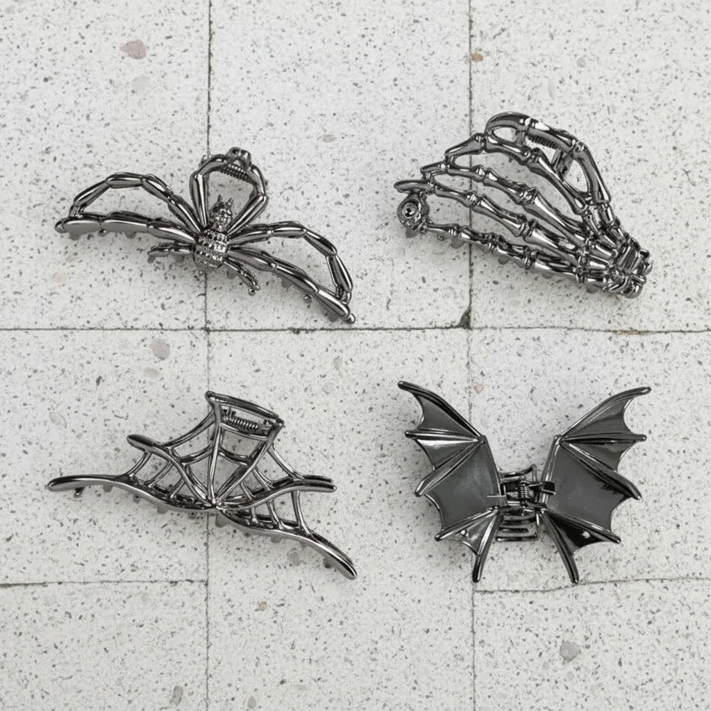 Halloween Accessories Hair Clips Spider Bat