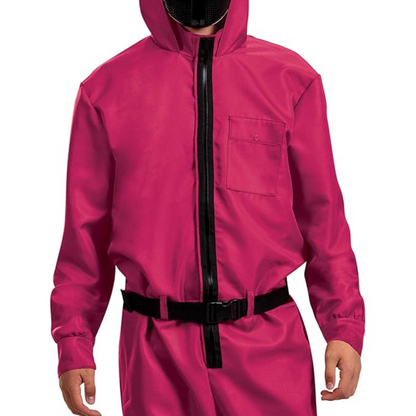 Halloween Costumes Hooded Jumpsuit Mask