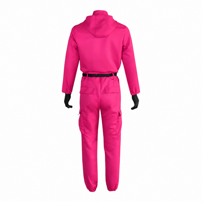 Halloween Costumes Hooded Jumpsuit Mask