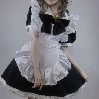 Halloween Costumes Adult Gothic Maid Dress