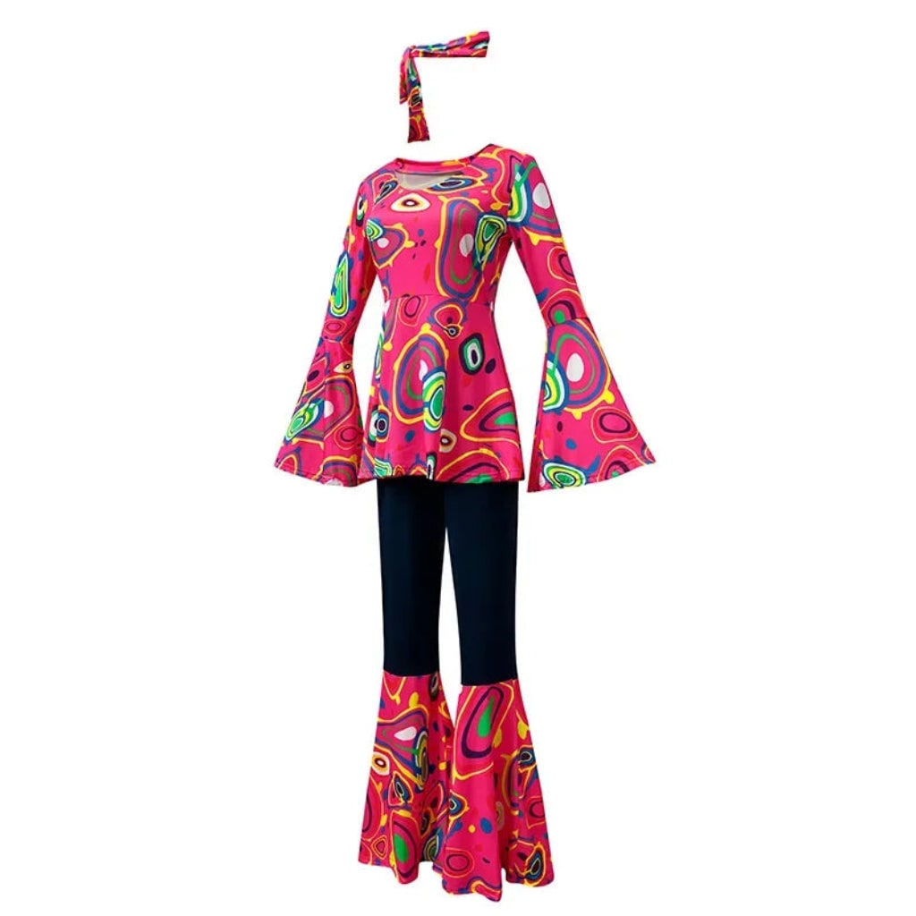 Halloween Costumes Adult Retro Hippie Bell