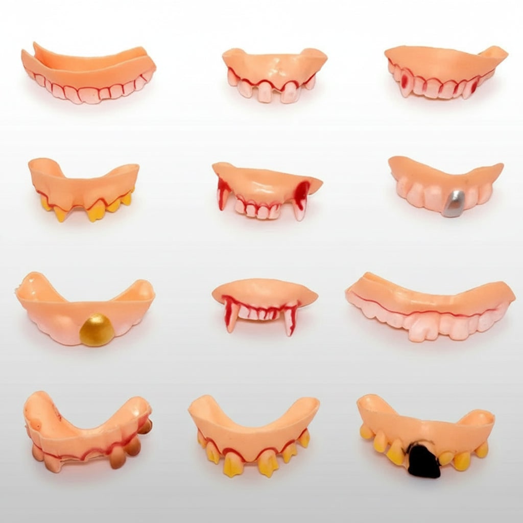 Halloween Costumes Fake Teeth Fun Party
