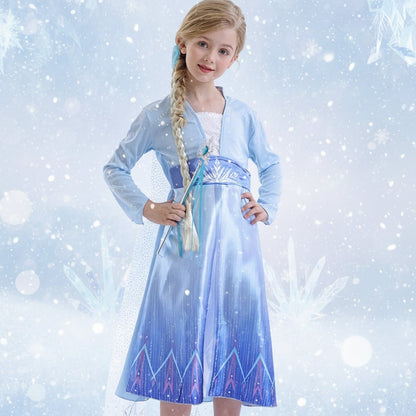 Halloween Costumes Girls Ice Princess Dress