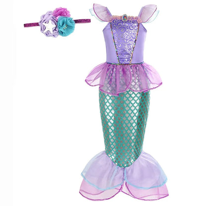 Halloween Costumes Girls Mermaid Dress