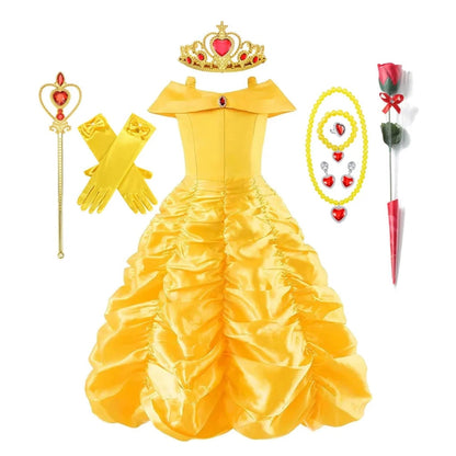 Halloween Costumes Girls Princess Ball Gown
