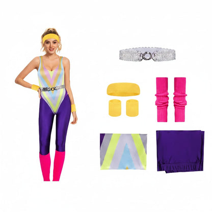 Halloween Costumes Girls Retro Fitness