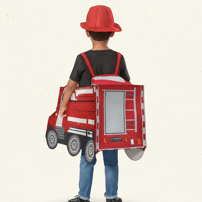 Halloween Costumes Kids Firefighter Truck