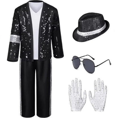 Halloween Costumes Sequin Jacket Set