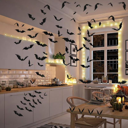 Halloween Decoration 3D Bat Wall Stickers
