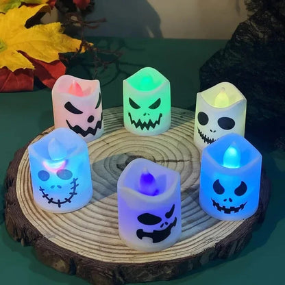 Halloween Decoration LED Pumpkin Tea Light