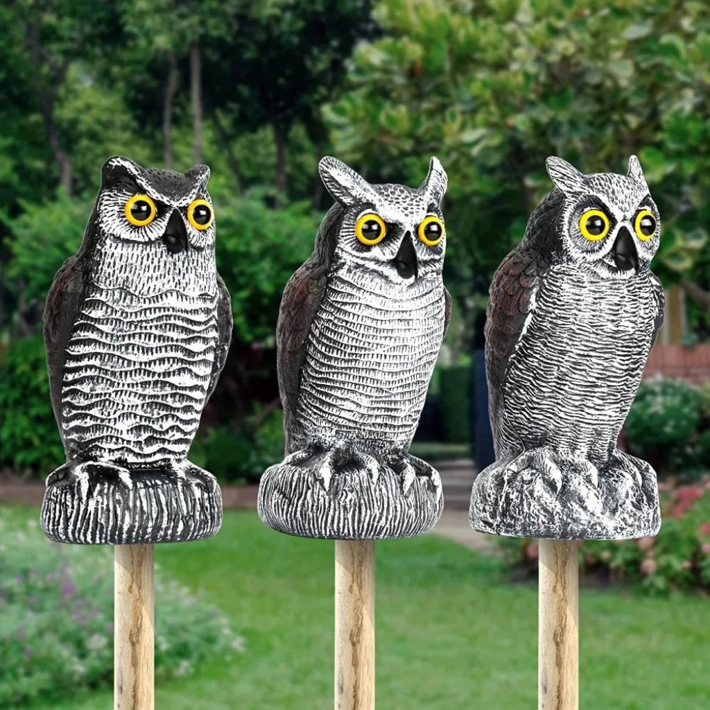 Halloween Decoration Realistic Owl Garden
