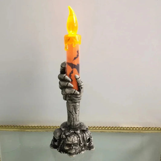 Halloween Decoration Skull Candle Holders