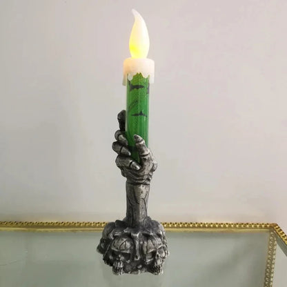 Halloween Decoration Skull Candle Holders
