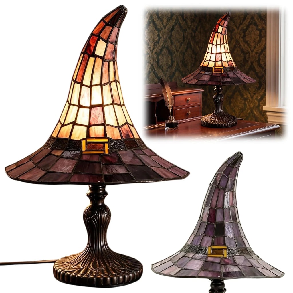 Halloween Decoration Table Lamp Witch Hat
