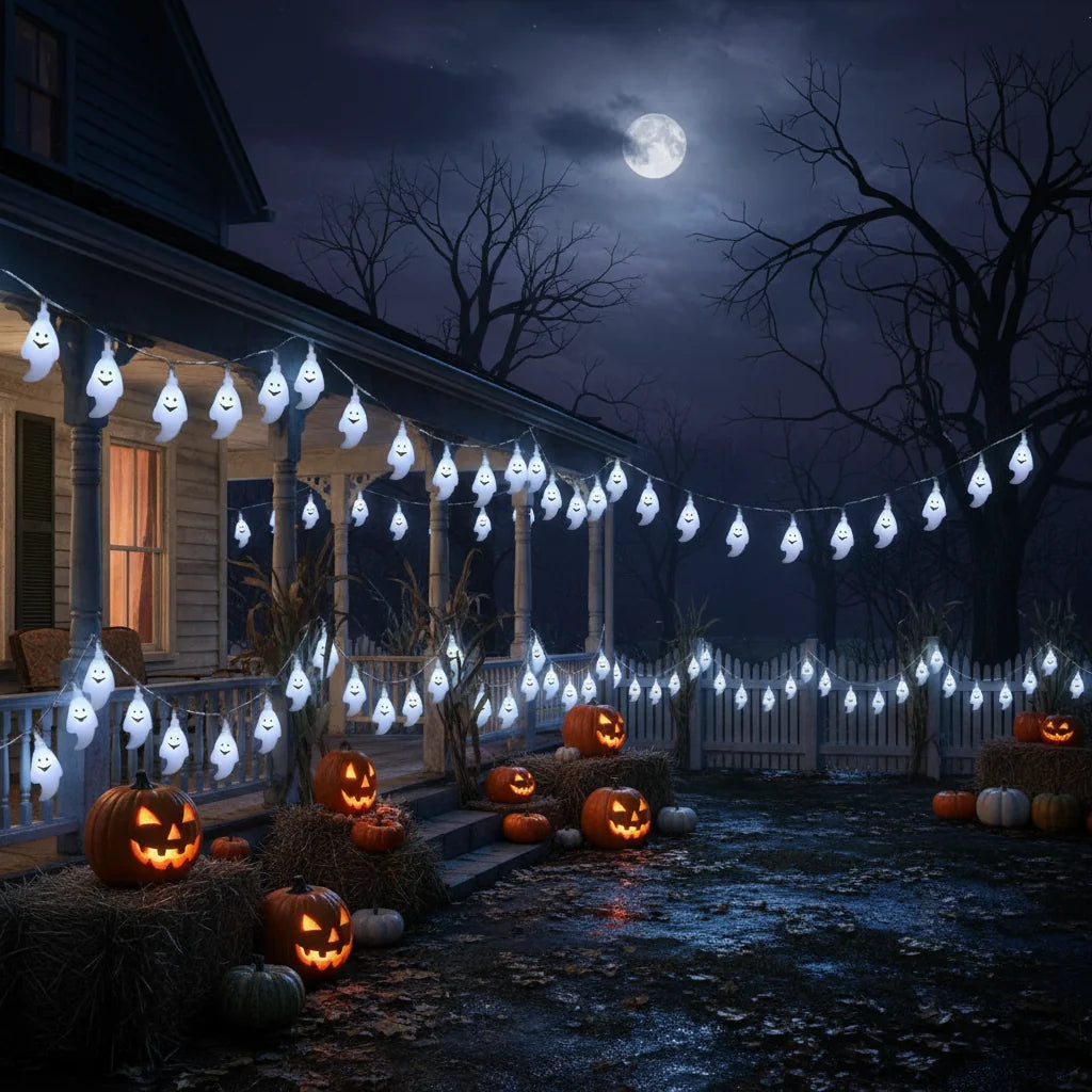 Halloween Decorations LED Soft Lights Ghost
