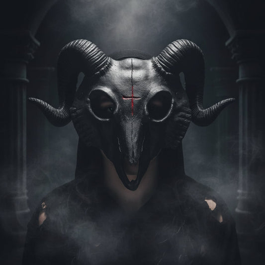 Halloween Mask Scary Theater Goat Costume