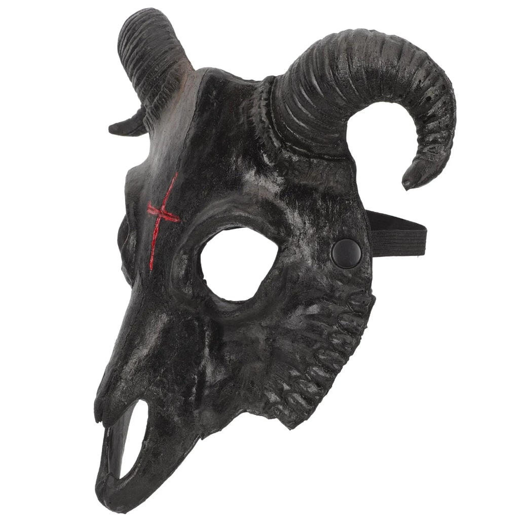 Halloween Mask Scary Theater Goat Costume
