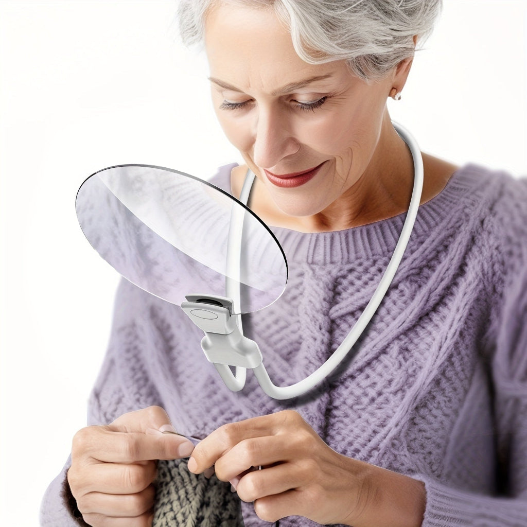 Hands Free Magnifying Glass Adjustable Neck