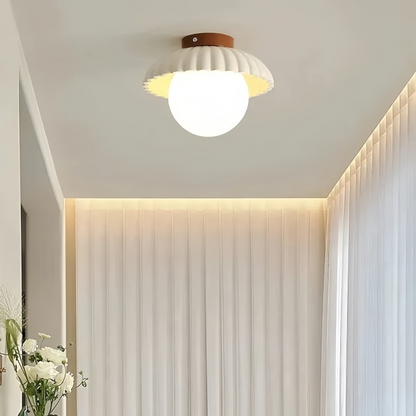 Iron Hallway Ceiling Light Modern Glass &