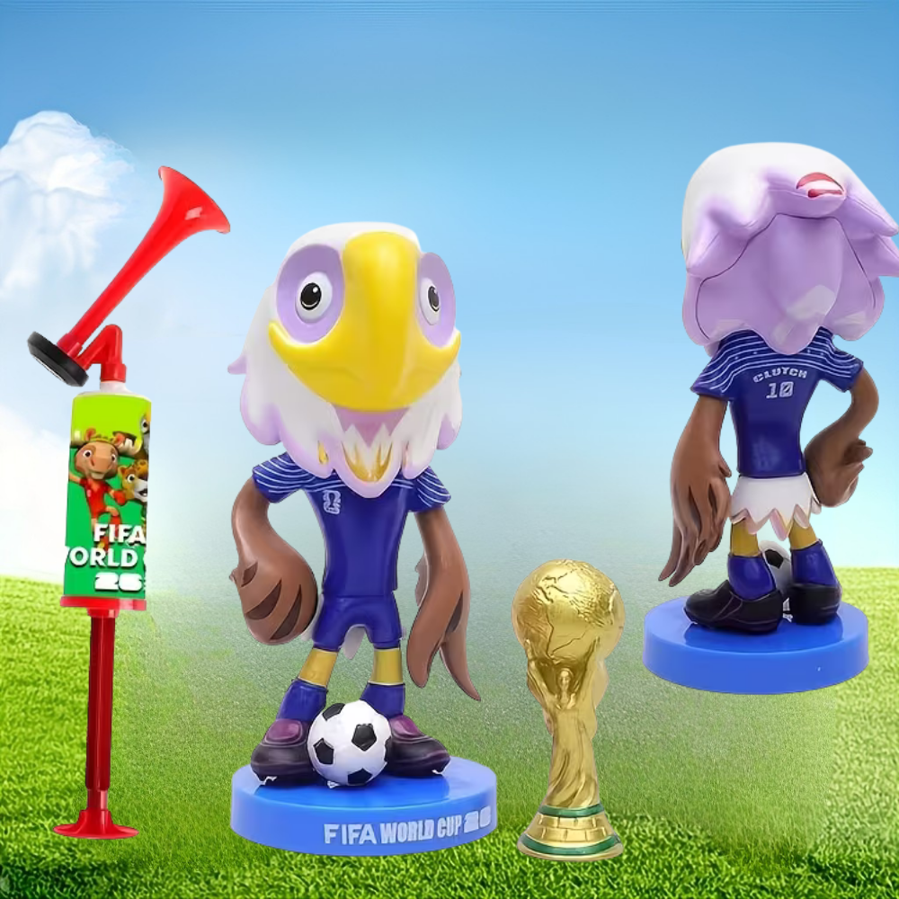 World Cup Air Horn Set Megaphone Mascot