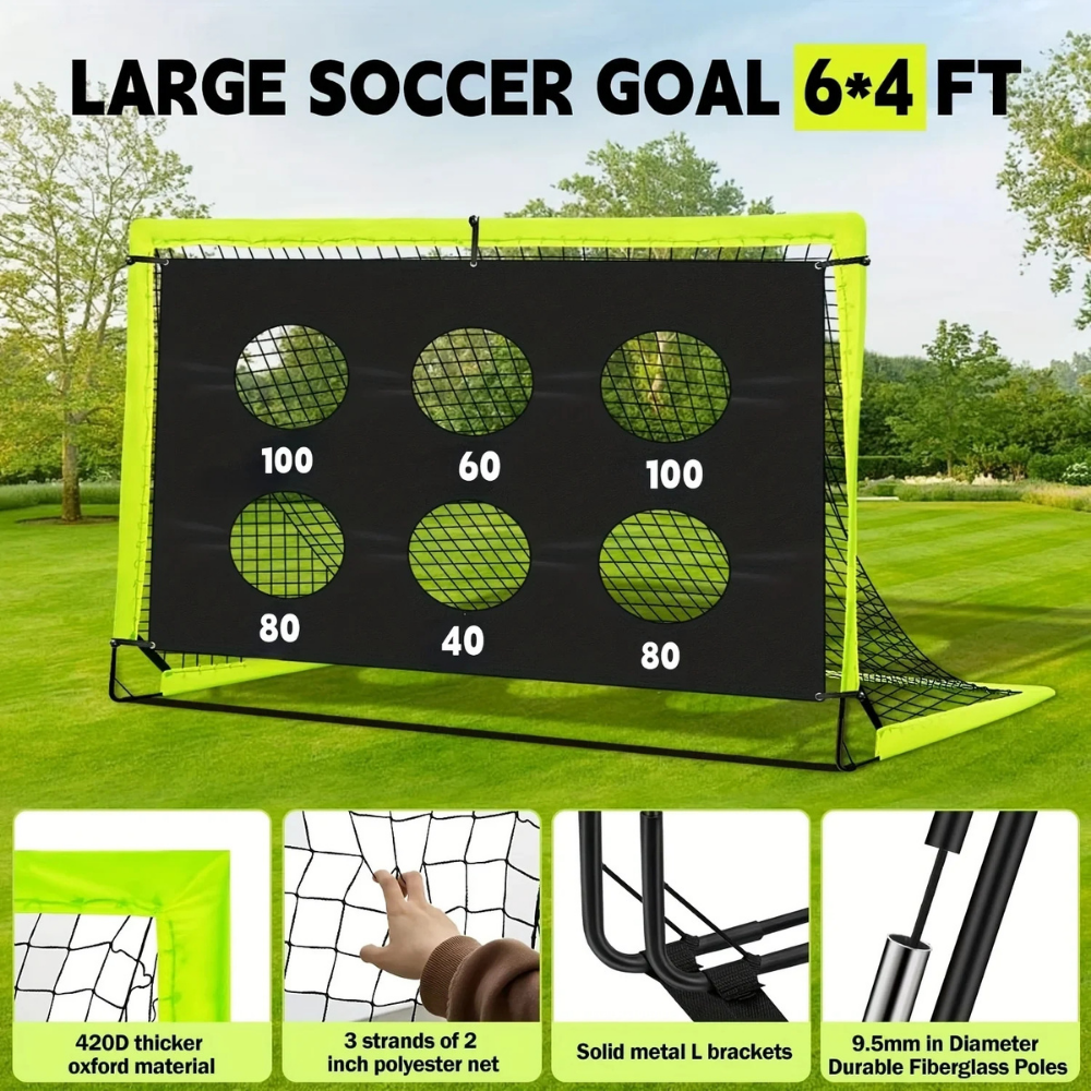 Portable Soccer Net Target Training Goal