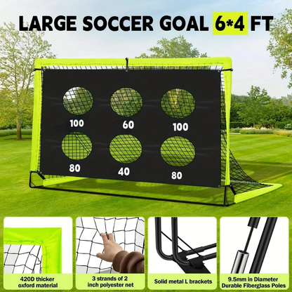 Portable Soccer Net Target Training Goal