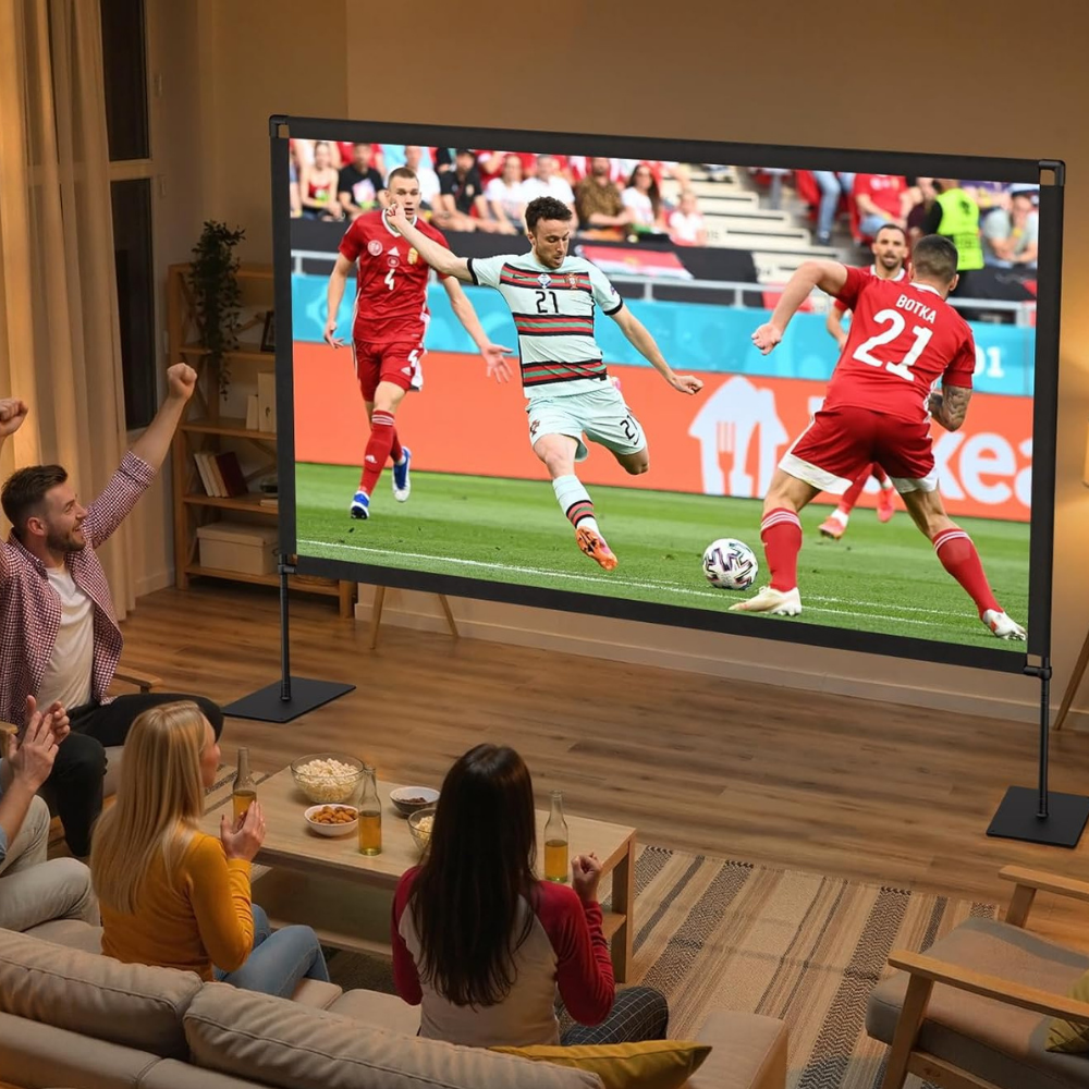 Portable Outdoor Projector Screen Stand Easy
