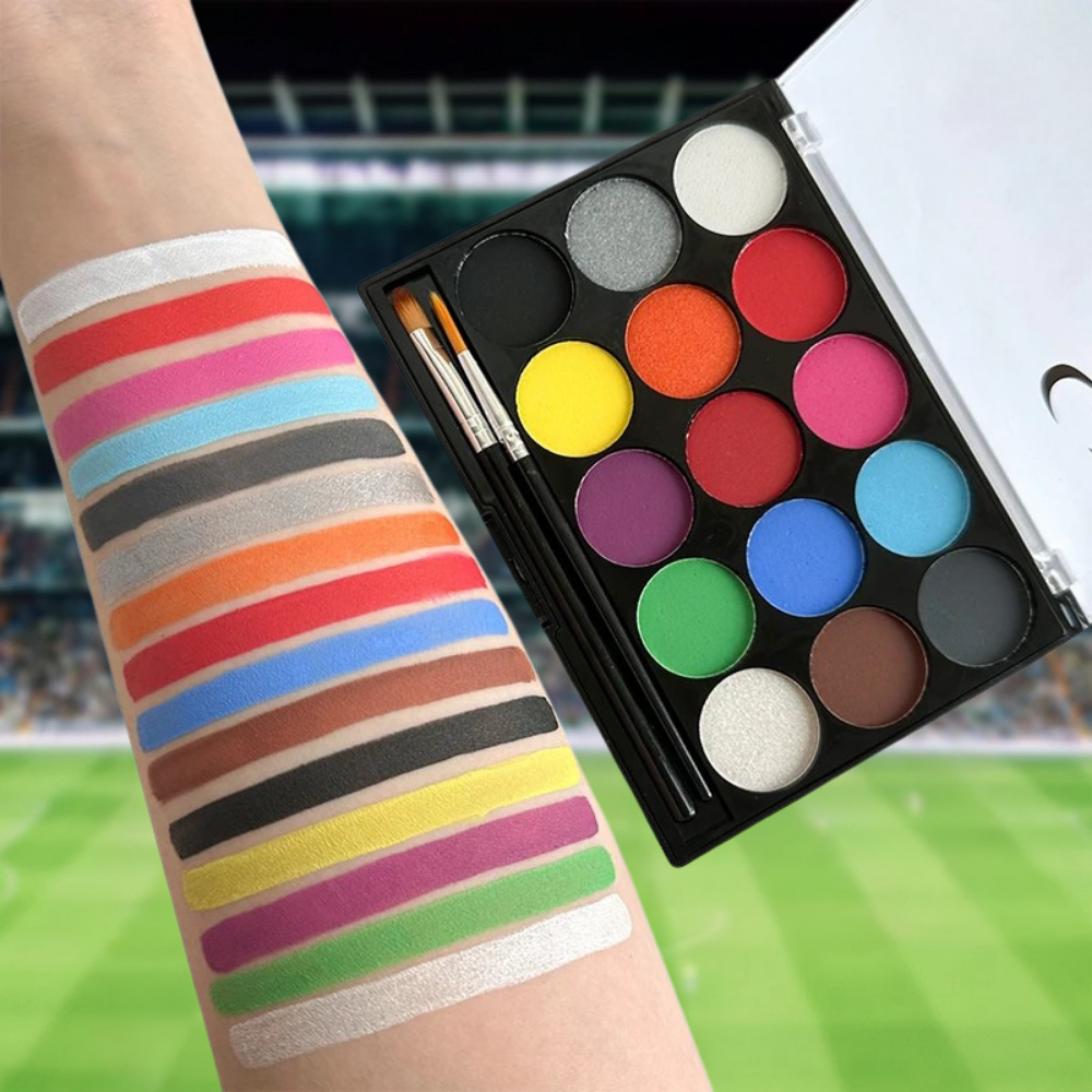 Soccer Ball Face Paint Kit 15 Color