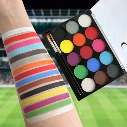 Soccer Ball Face Paint Kit 15 Color