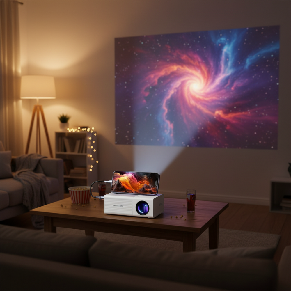 World Cup Portable Mini Projector 3000 Lumen