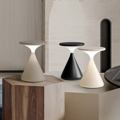 Aurora Wireless Table Lamp Hourglass Design