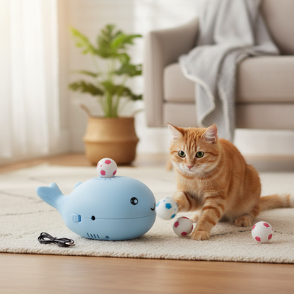 Interactive Cat Toy Fun Ball Dispenser