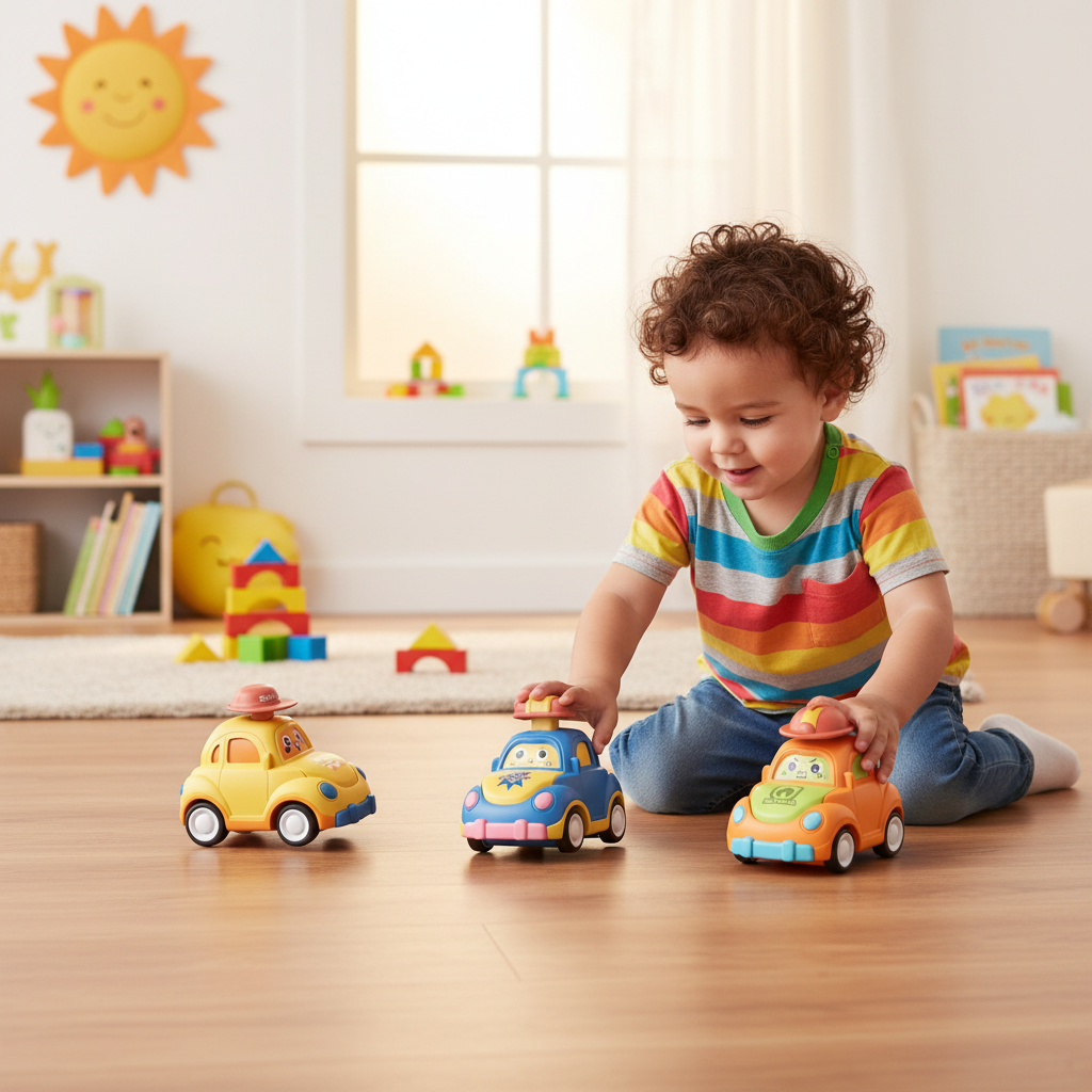 Interactive Toy Cars Fun Colorful Playset