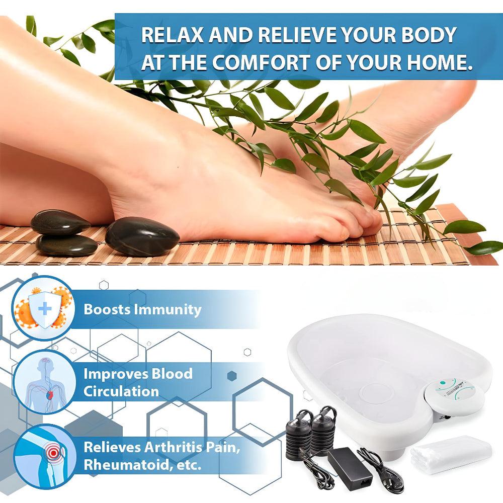 Foot Bath Ionic System Home Spa Basin