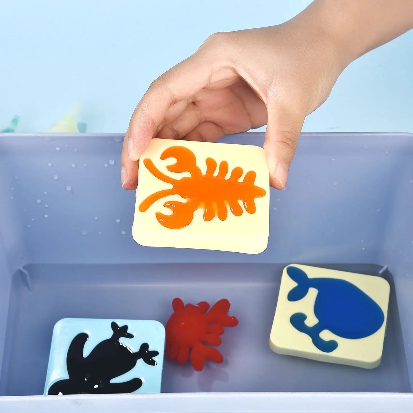Kids Crafts Water Gel Animal Molds Creative