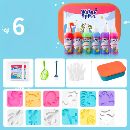 Kids Crafts Water Gel Animal Molds Creative