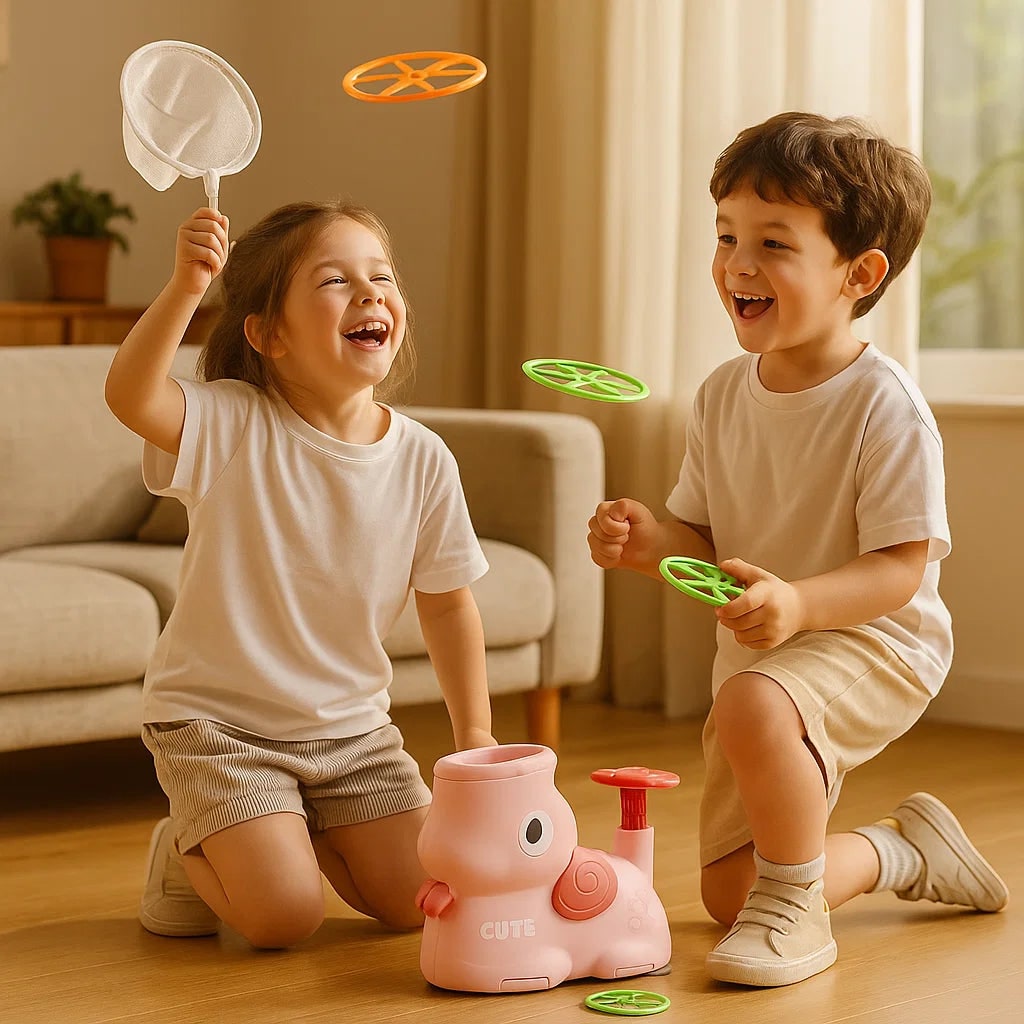 Kids Outdoor Toy Disc Launcher Outdoor Play