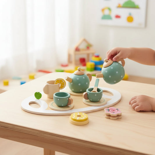 Kids Tea Set Fine Motor Skills Toy