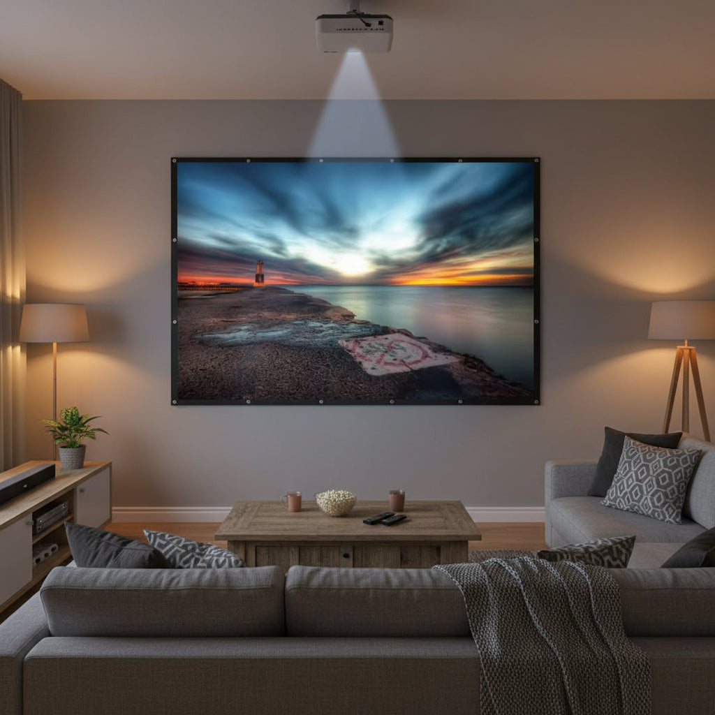 Large Projector Screen Portable Foldable 100