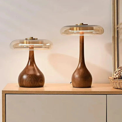 Andi Glass Table Lamp Modern Brass &